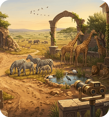 Copertina del gioco Safari in numeri